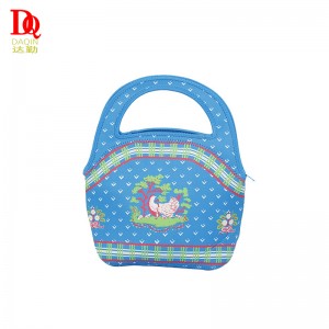 Neopreeni eristetty vedenpitävä kannettava muoti lounaspussinaisopiskelijat