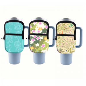 Neopreeni -vesipullopussi 40oz 20oz 30oz, Ladies Gym Fitness -tarvikkeet säädettävällä hihnalla